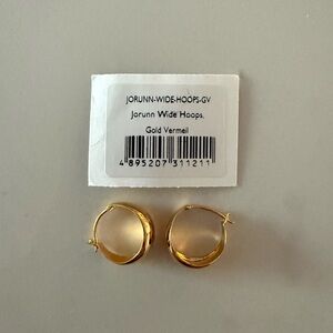 Linjer Jorunn Gold Vermeil Wide Hoops